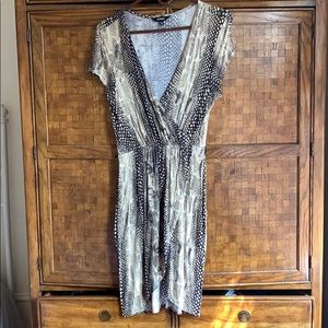 Express snakeskin dress